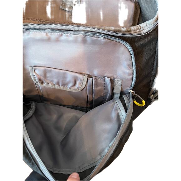 Embark Black Top Loading Backpack - Picture 3 of 4